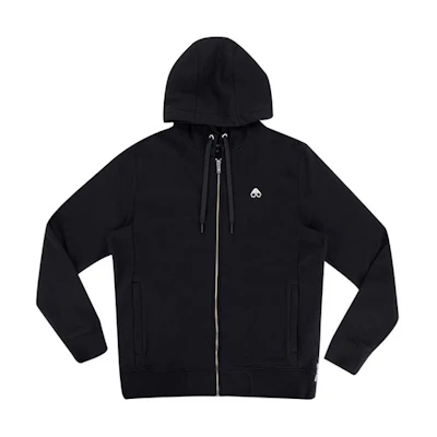 Moose Knuckles Scissor Logo Cotton Zip Hoodie Jacket SS21 Black () M11MS604-292
