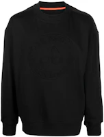 Moose Knuckles Scissor Logo Crewneck Sweatshirt SS22 Black Long Sleeve M32MS623292 Moose Knuckles Scissor Logo Crewneck Sweatshirt SS22 Black Long Sleeve M32MS623292
