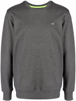 Moose Knuckles Scissor Logo Embroidered Crewneck Sweatshirt Grey SS22 M31MS605CHARCOAL Moose Knuckles Scissor Logo Embroidered Crewneck Sweatshirt Grey SS22 M31MS605CHARCOAL