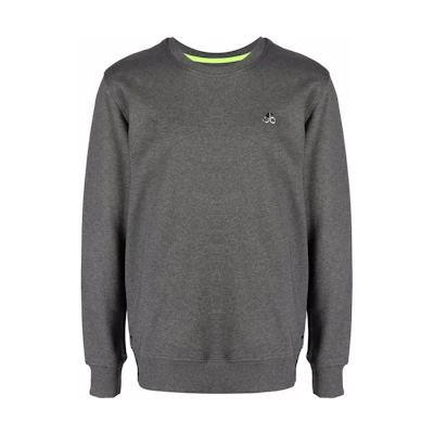 Moose Knuckles Scissor Logo Embroidered Crewneck Sweatshirt Grey SS22 M31MS605CHARCOAL
