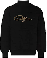 Moose Knuckles Scissor Logo Embroidered Sweatshirt Black SS22 M31US669T-292 Moose Knuckles Scissor Logo Embroidered Sweatshirt Black SS22 M31US669T-292