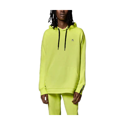 Moose Knuckles Scissor Logo FW21 Unisex Solid Yellow Drawstring Hoodie M31MS608-694