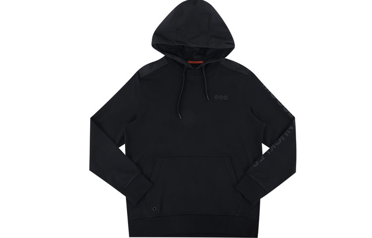 Moose Knuckles Scissor Logo Pullover Hoodie Black FW21 M31MS644-292