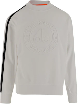 Moose Knuckles Scissor Logo Baju Peluh FW22 Kelabu Berjalur Crewneck M32MS623160 Buy Moose Knuckles Scissor Logo Baju Peluh FW22 Kelabu Berjalur Crewneck M32MS623160