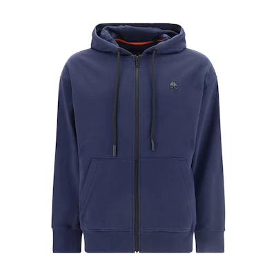 Moose Knuckles Scissor Logo Zip Hoodie Blue FW22 M32MS652-965