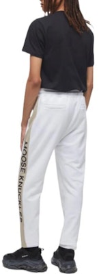 Moose Knuckles SS22 白色直筒裤徽标印花休闲裤 M12MR782-WHITE Shop Moose Knuckles SS22 白色直筒裤徽标印花休闲裤 M12MR782-WHITE