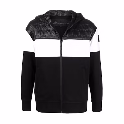 Moose Knuckles Scissor SS22 Colorblock Zip Hoodie Jacket Men M12MS628-292