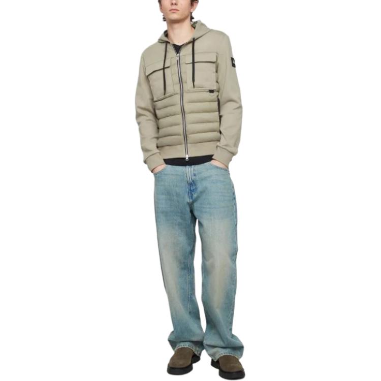 Moose Knuckles Slim-Fit Green Hoodie Zip-Up Jacket M14MS604-1404