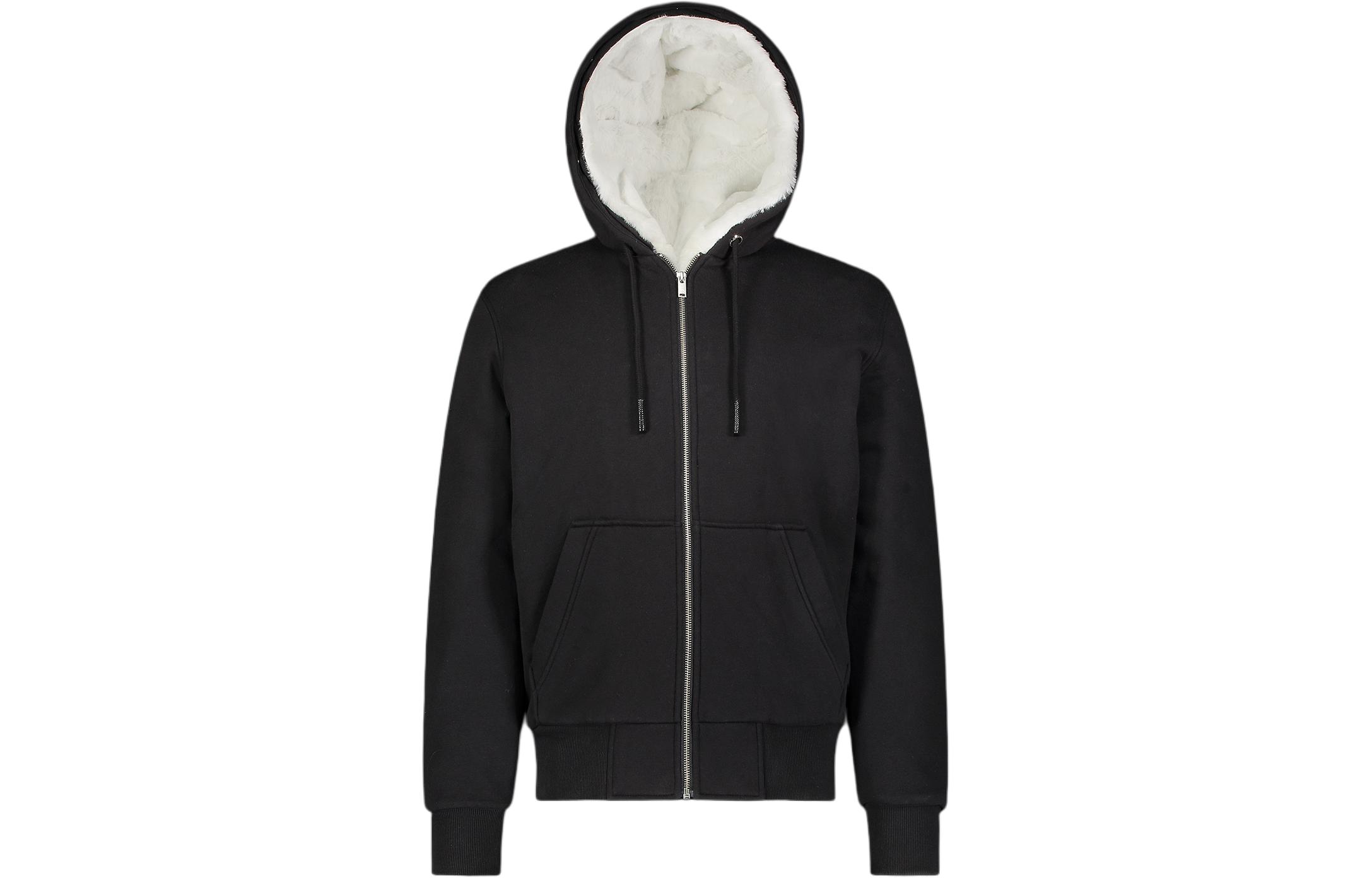 Moose Knuckles Slim Fit Zip Hoodie Jacket - Black MK8600MS-803