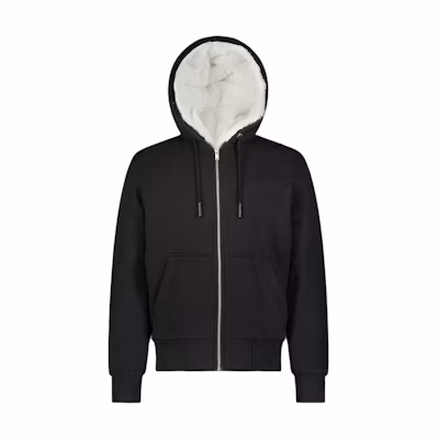 Moose Knuckles Slim Fit Zip Hoodie Jacket - Black MK8600MS-803