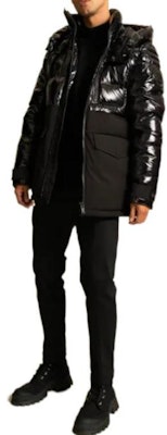 Moose Knuckles Jaket Pria Small Scissor FW22 Solid Zip Down Hitam. M32MJ139-292 Lookbook Moose Knuckles Jaket Pria Small Scissor FW22 Solid Zip Down Hitam. M32MJ139-292