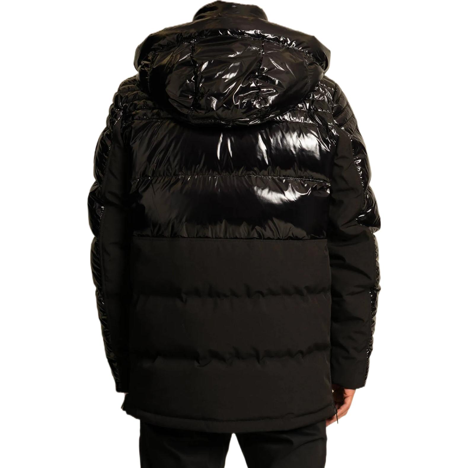 Shop Moose Knuckles Jaket Pria Small Scissor FW22 Solid Zip Down Hitam. M32MJ139-292