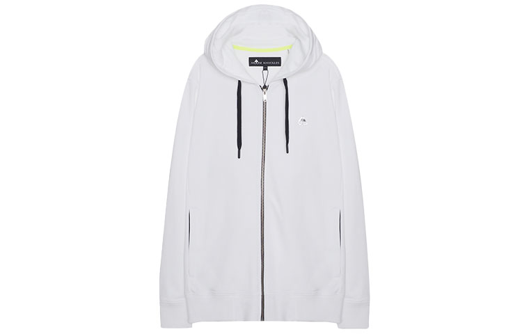 Moose Knuckles Small Scissor Logo Zip Hoodie FW21 White Jacket M31MS604-160