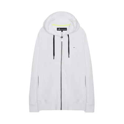 Moose Knuckles Small Scissor Logo Zip Hoodie FW21 White Jacket M31MS604-160