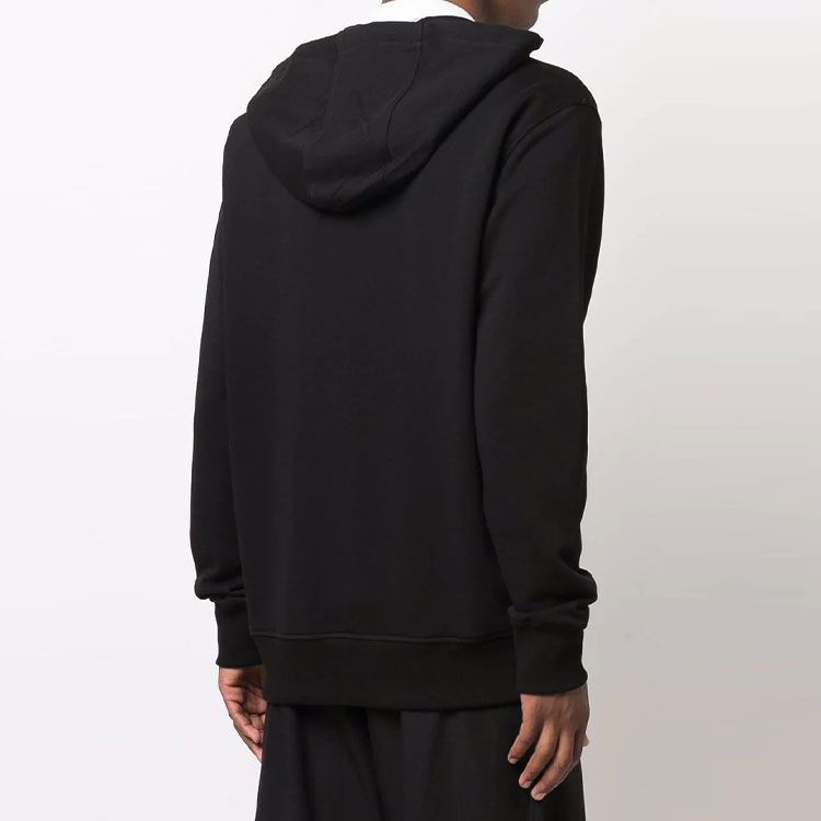 Purchase Moose Knuckles Small Scissors FW21 Hoodie Hitam Zip-Up M31MS604-292