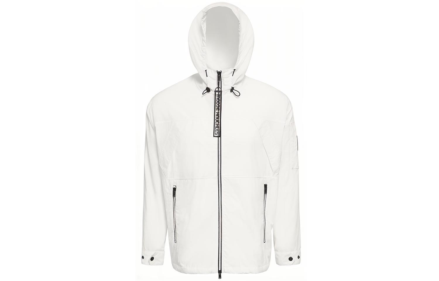 Moose Knuckles Small Scissors SS21 White Casual Hooded Jacket M11MJ147-160