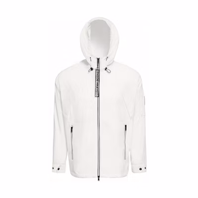 Moose Knuckles Small Scissors SS21 White Casual Hooded Jacket M11MJ147-160