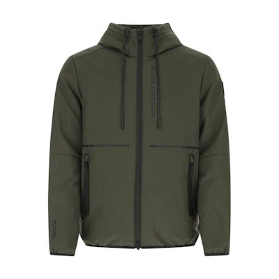 Moose Knuckles Small Scissors SS22 Solid Logo Print Hoodie Jacket Men M12MJ12-1188