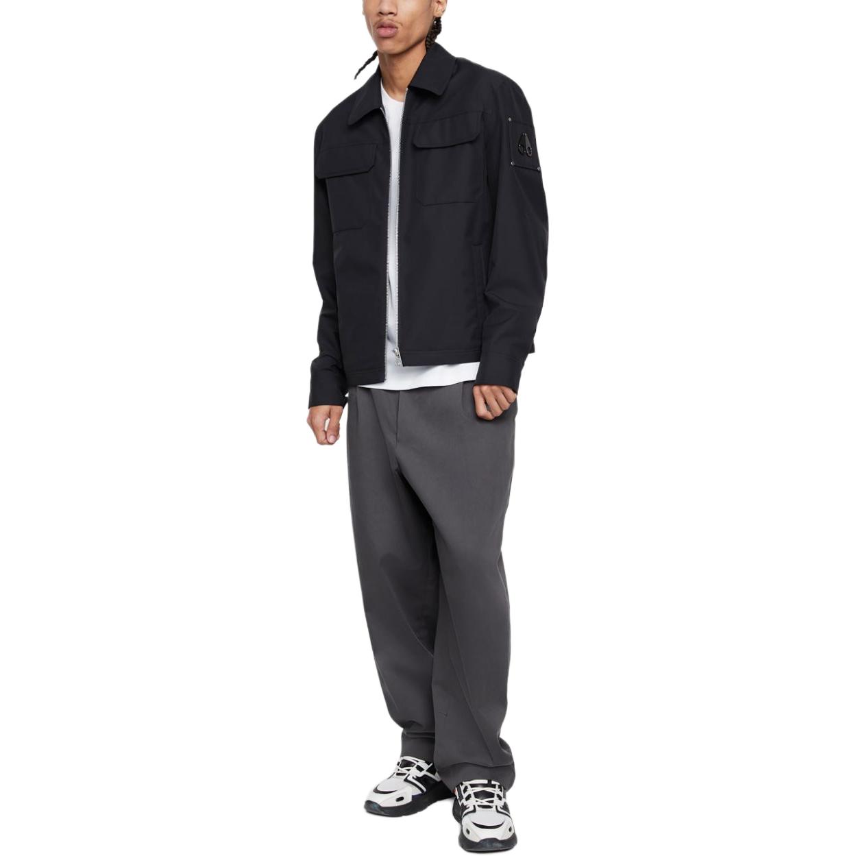 Moose Knuckles Solid Black Zip-Up Long Sleeve Jacket Unisex. M14MJ115292 圖 3