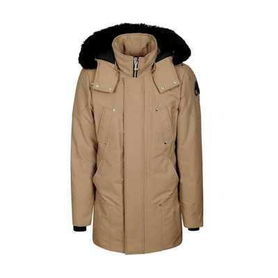 Moose Knuckles Solid Brown Zip-Up Hoodie Jacket M32MP261S1-195
