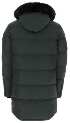 무스 너클스 솔리드 컬러 롱 다운 자켓 딥 그린. M33MP210S-305 Lookbook 무스 너클스 솔리드 컬러 롱 다운 자켓 딥 그린. M33MP210S-305