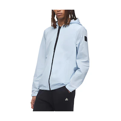 Moose Knuckles Solid Color Loose Fit Zip Hoodie Jacket Men M12MJ133