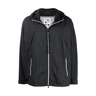 Moose Knuckles Solid Color Zip-Up Hoodie Jacket M11MJ147-292