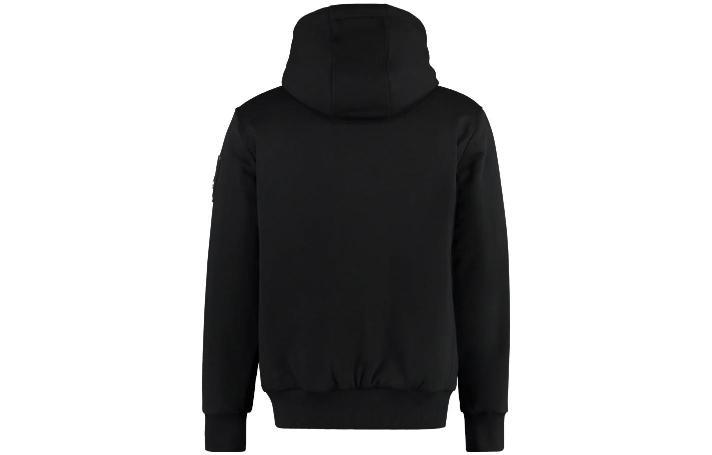 Lookbook Moose Knuckles纯色拉链连帽衫夹克 男女通用款 M32MS600-292