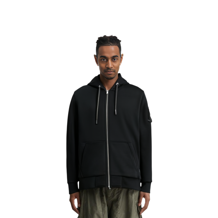 Purchase Moose Knuckles纯色拉链连帽衫夹克 男女通用款 M32MS600-292