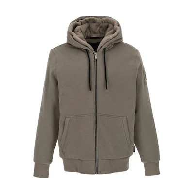 Moose Knuckles Solid Color Zip Hoodie Jacket Unisex Camel M32MS600-1485