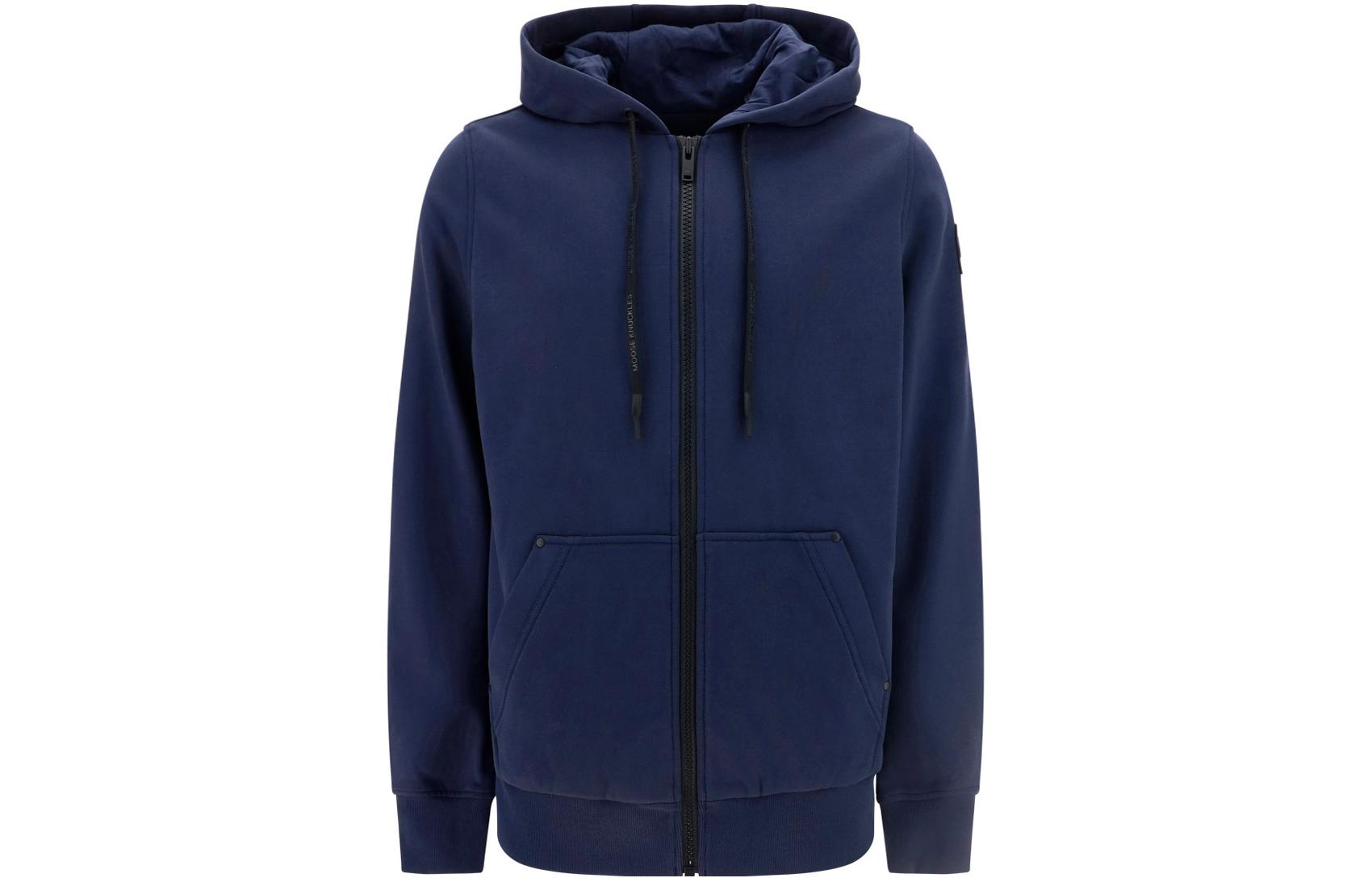 Moose Knuckles Solid Patchwork Hooded Jacket M32MS619-965