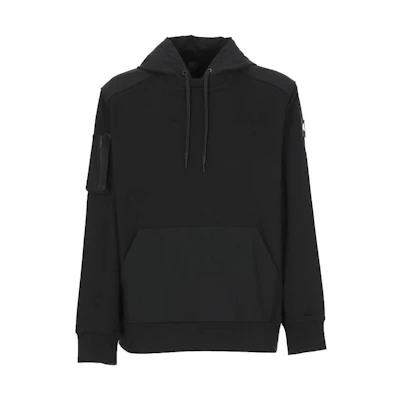 Moose Knuckles Solid Pullover Hoodie Long Sleeve Black M33MS644-292