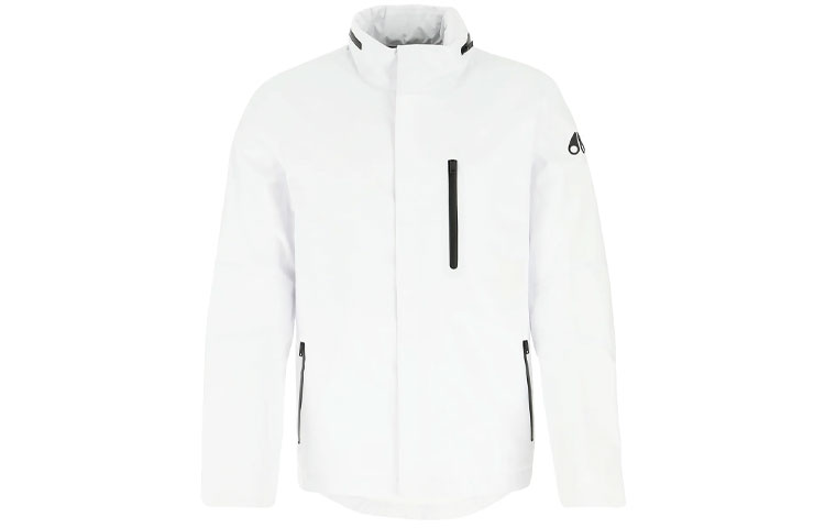 Moose Knuckles Solid Zip-Up Stand Collar Jacket M10MJ115160