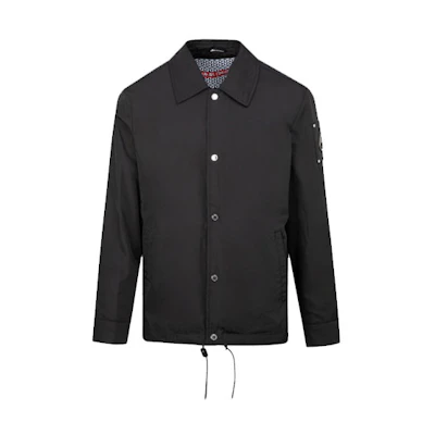 Moose Knuckles SS21 Black Minimalist Embroidered Casual Jacket M11MJ133-292