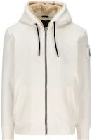 Moose Knuckles SS23 Classic Bunny White Zip Hoodie Jacket Unisex M32MS600-1236 Moose Knuckles SS23 Classic Bunny White Zip Hoodie Jacket Unisex M32MS600-1236