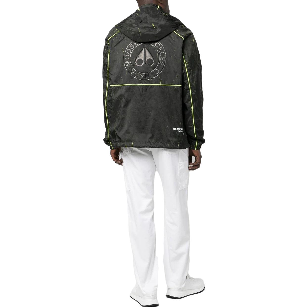 Shop Moose Knuckles Jaket Unisex Ringan Garis Fluorescent SS23. M13MJ112H3