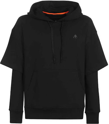 Moose Knuckles SS23 Logo Print Pullover Hoodie Black M32MS649-292 Buy Moose Knuckles SS23 Logo Print Pullover Hoodie Black M32MS649-292