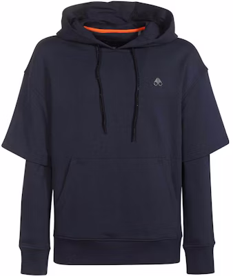 Moose Knuckles SS23 Logo Print Pullover Hoodie Navy Men M32MS649-965 Buy Moose Knuckles SS23 Logo Print Pullover Hoodie Navy Men M32MS649-965