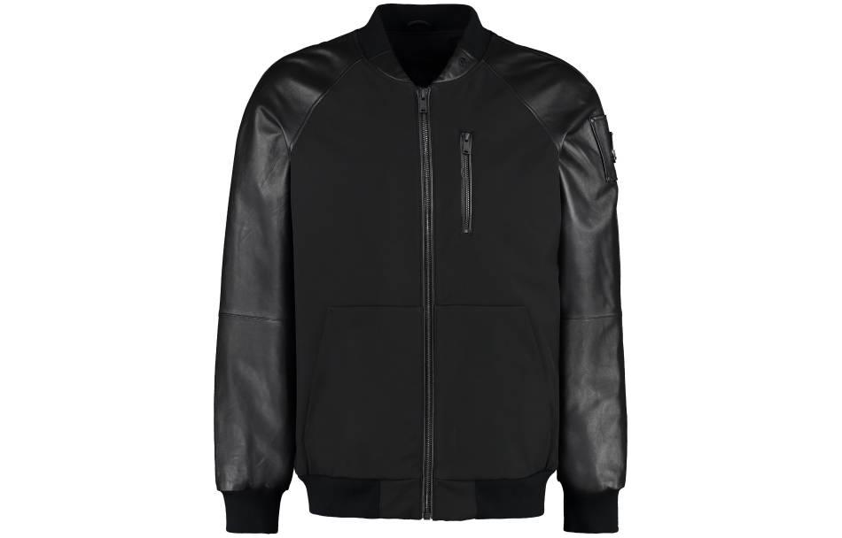 Moose Knuckles SS23 Unisex Black Raglan Sleeve Long Jacket M13ML310-292