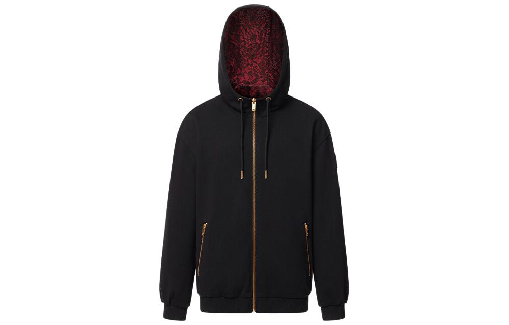 Moose Knuckles SS24 Year of the Dragon Reversible Hoodie Black Unisex M33MS709CN