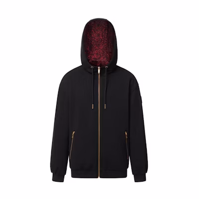 Moose Knuckles SS24 Year of the Dragon Reversible Hoodie Black Unisex M33MS709CN