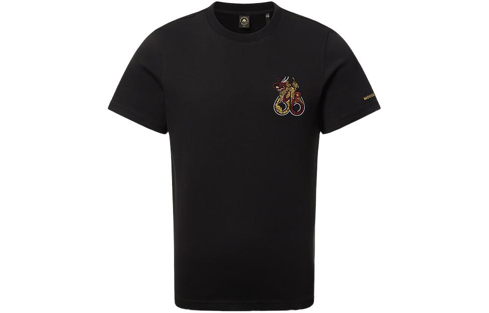 Lookbook Moose Knuckles SS24 龙年男女同款棉质印花T恤. M33MT754CN