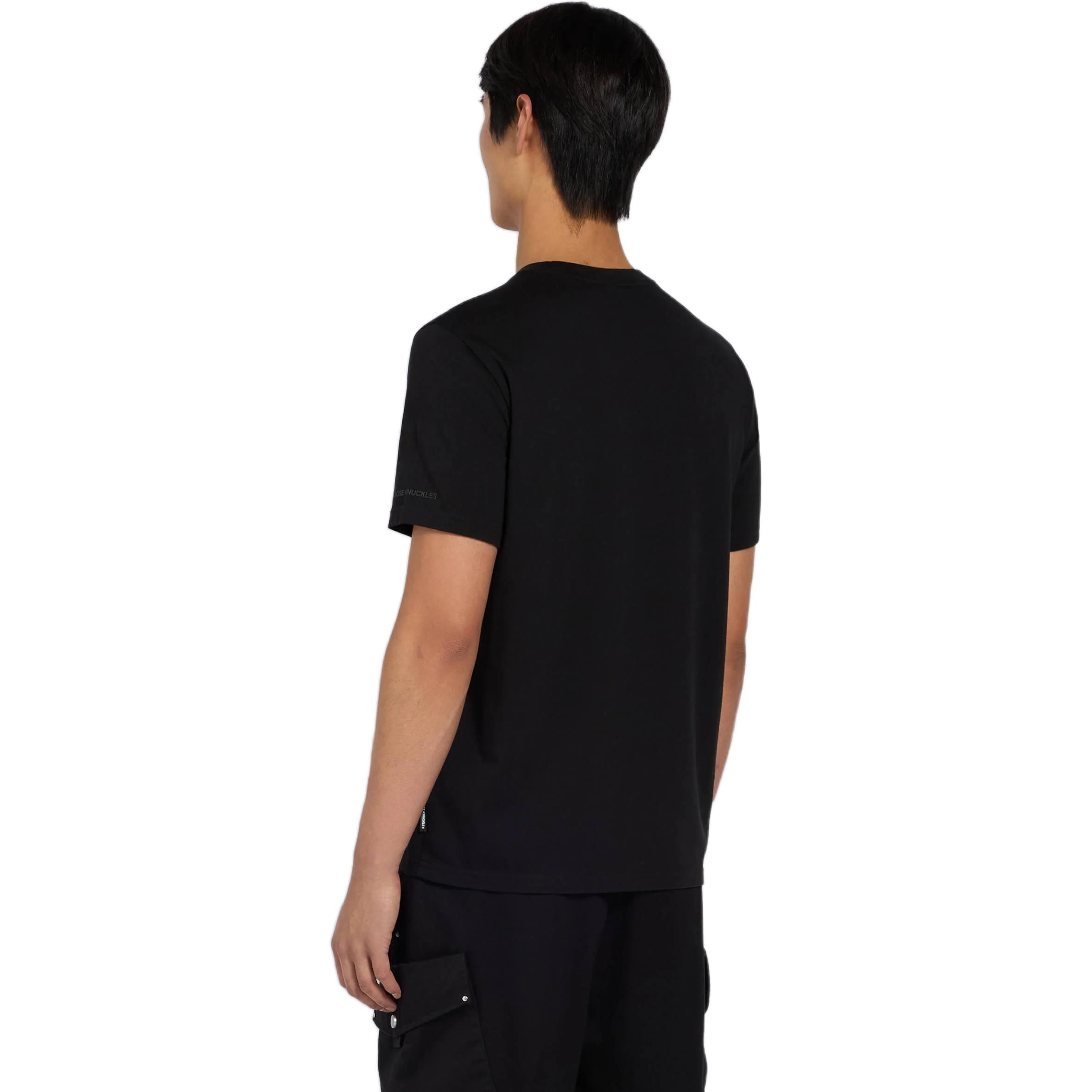 Details for Camiseta Negra de Manga Corta Moose Knuckles SS25 Logo Crewneck. M15MT760292