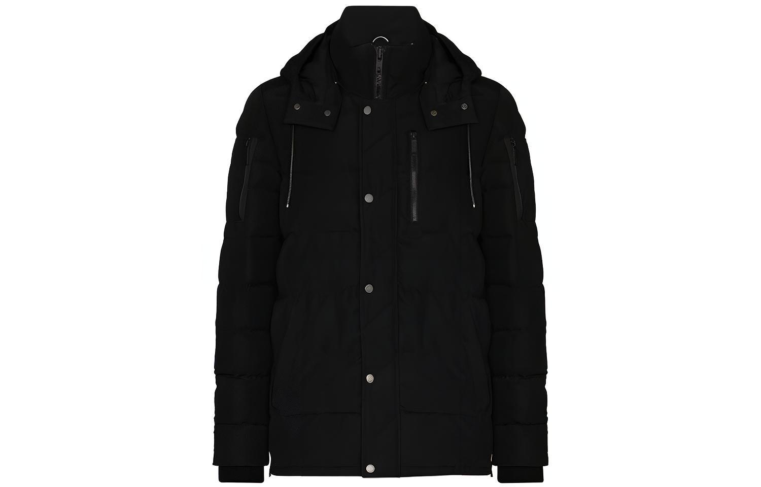 Moose Knuckles Sunnyside Quilted Puffer Jacket Black M30MJ171N-292