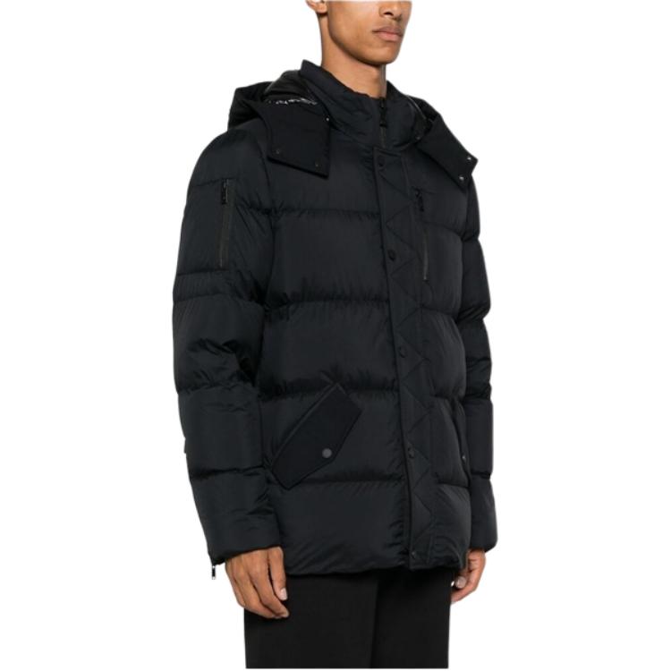 Purchase Moose Knuckles 男女通用黑色拉链连帽夹克外套. M34MJ196-292