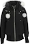 Order Moose Knuckles 男女款黑色純色拉鍊連帽外套層次設計 M32LB002S0001001
