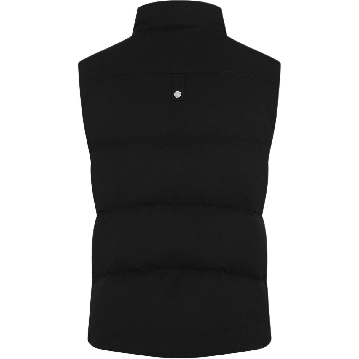 Lookbook Moose Knuckles Chaleco Sín Mangas Negro con Cremallera Unisex. M34MV474292