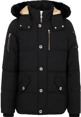 Moose Knuckles 男女同款宽松版拉链连帽外套黑色夹克. M32MJ128GS-305 Order Moose Knuckles 男女同款宽松版拉链连帽外套黑色夹克. M32MJ128GS-305