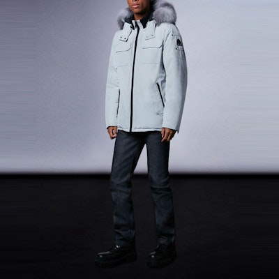 Moose Knuckles Jaket Bulu Abu-Abu Unisex M39MJ130-217 Lookbook Moose Knuckles Jaket Bulu Abu-Abu Unisex M39MJ130-217