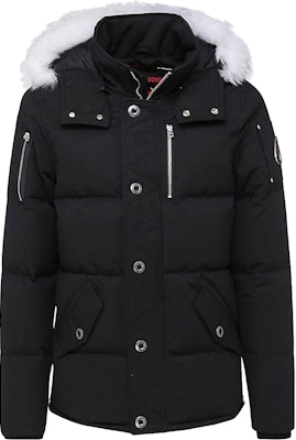 Moose Knuckles 男女连帽羽绒夹克拉链口袋 黑色. M32MJ128S-1001 Buy Moose Knuckles 男女连帽羽绒夹克拉链口袋 黑色. M32MJ128S-1001